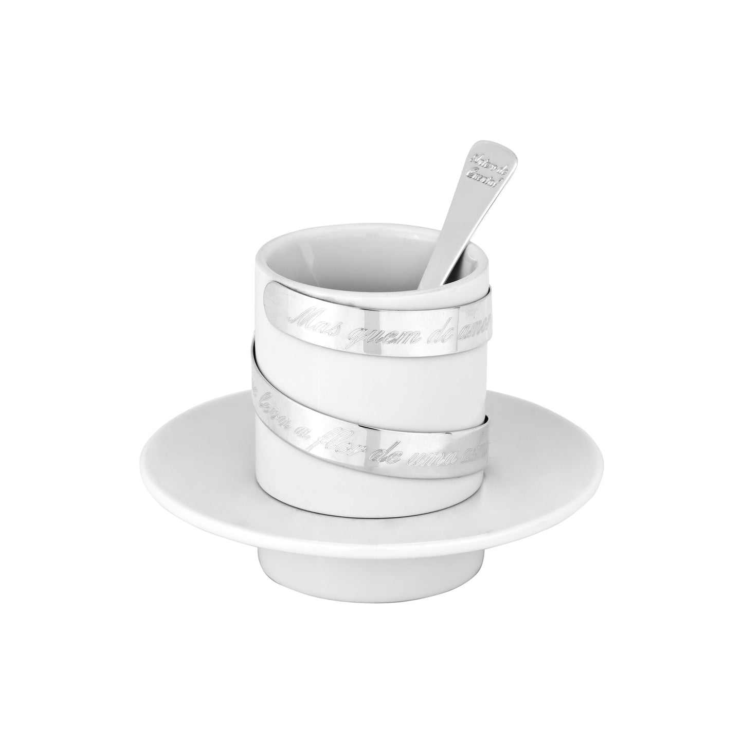 Chávena TOPÁZIO de Café + Colher Autores - Ourivesaria Catita