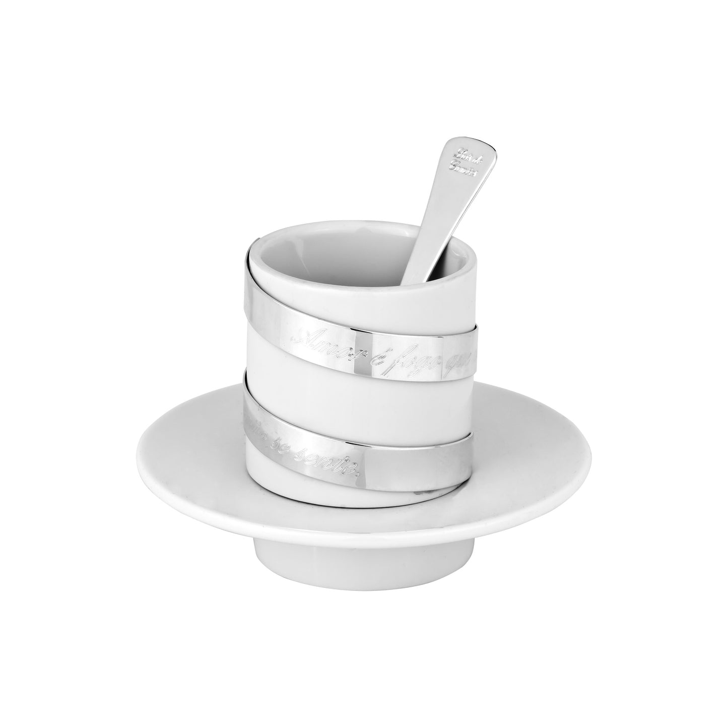 Chávena TOPÁZIO de Café + Colher Autores - Ourivesaria Catita