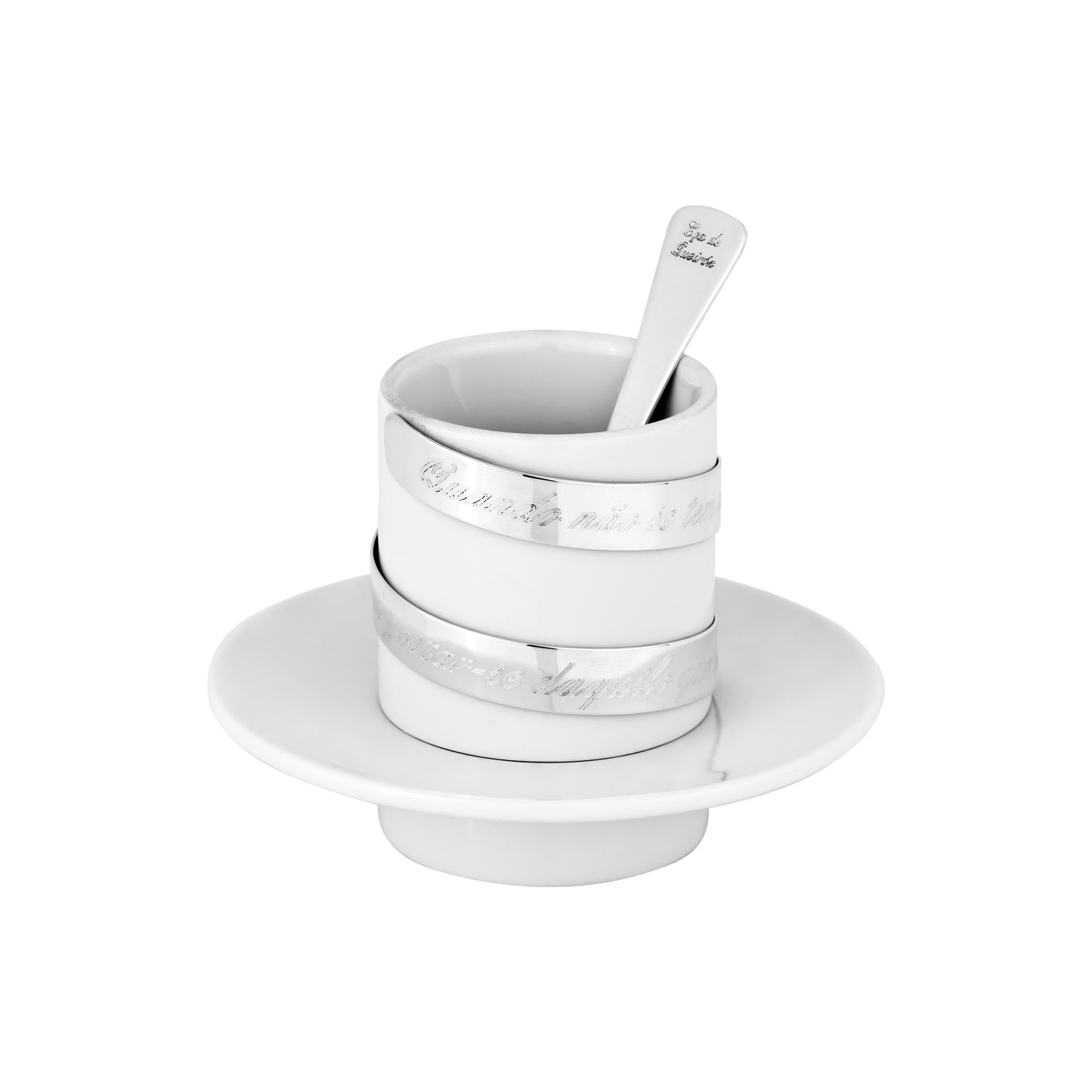 Chávena TOPÁZIO de Café + Colher Autores - Ourivesaria Catita