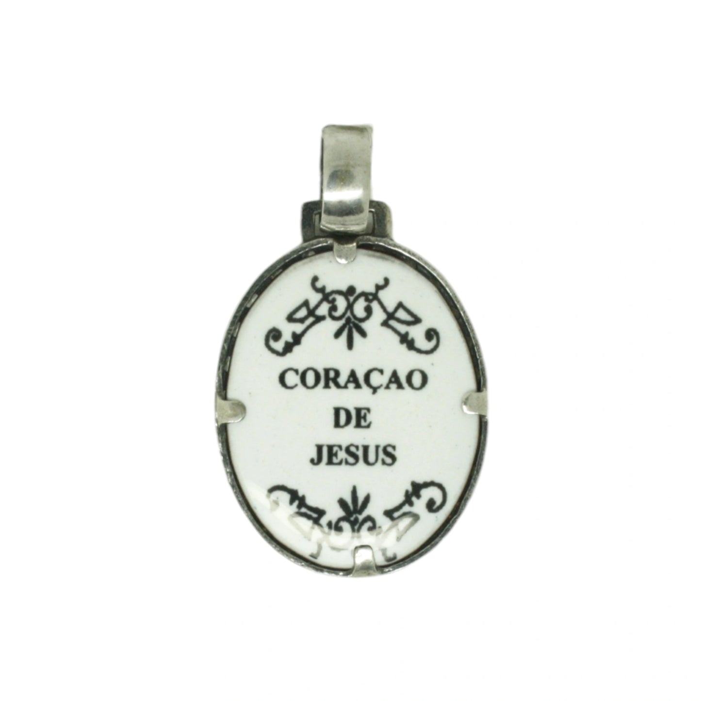 Medalha Coracao Jesus - Ourivesaria Catita