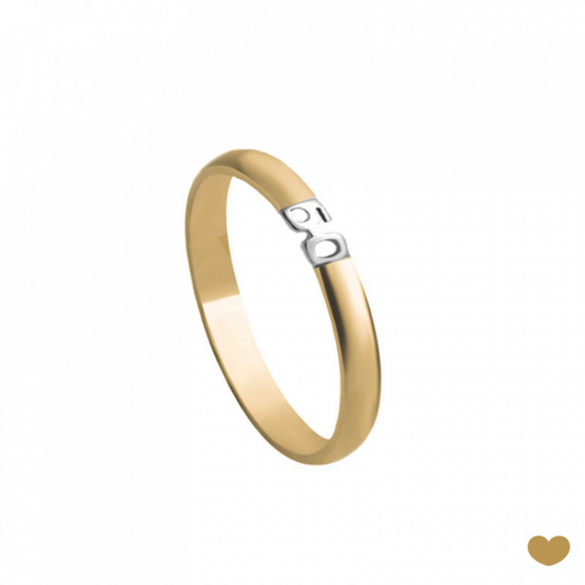 Alianca Passion Gold Bodas Ouro - Ourivesaria Catita