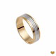 Alianca Passion Gold Bodas Prata