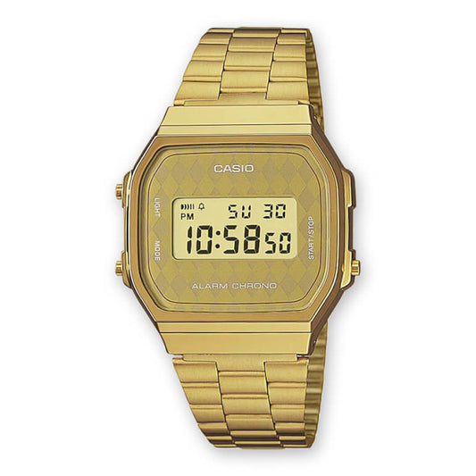 Relógio Casio Vintage Dourado A168WG-9BWEF - Ourivesaria Catita